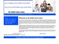 Debit card payday loans